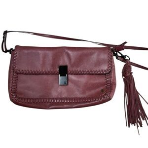 Elliott Lucca Vintage  Leather Crossbody Bag
